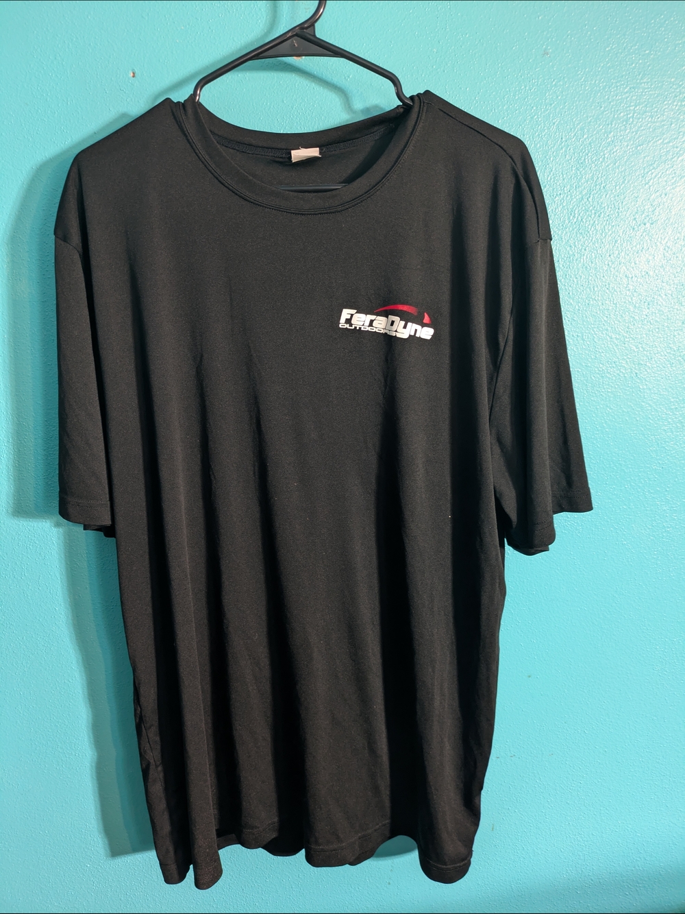 Sport-Tek Black Short Sleeve‎ Crew with Small Logo